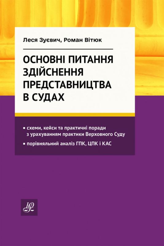 Основні питання здійснення представництва в судах